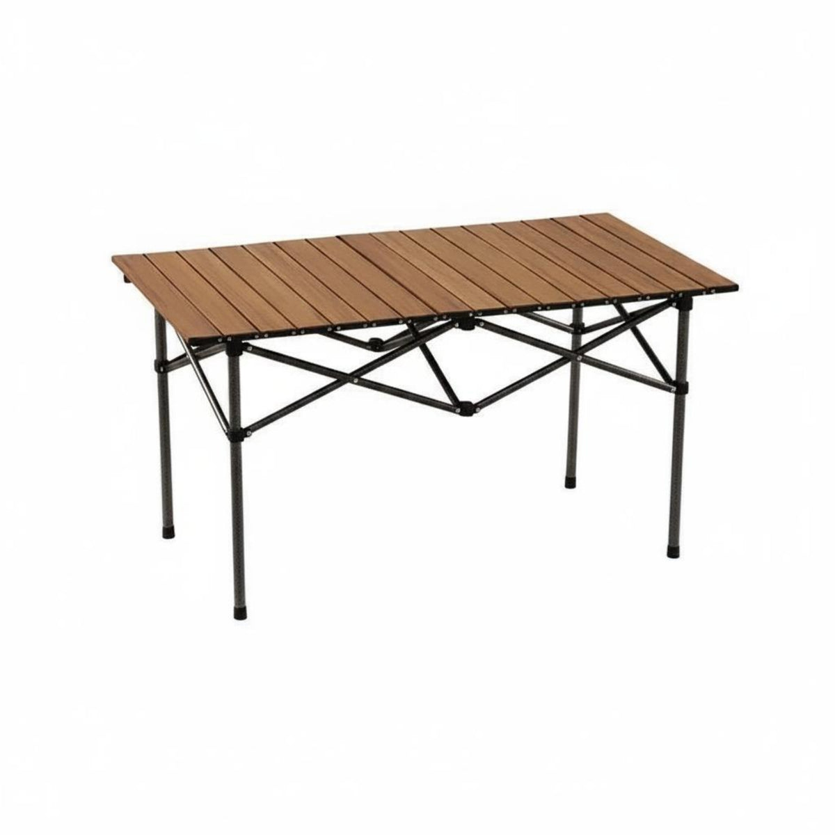 Lightweight Folding Camping Table Easy to Carry Roll-up Camp Table Anti-Slip Feet Outdoor Furniture for Barbecue