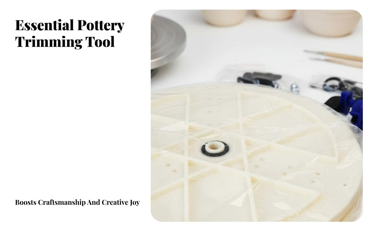 Adjustable Pottery Trimming Clamp Long-Lasting ABS Material Pottery Trimming