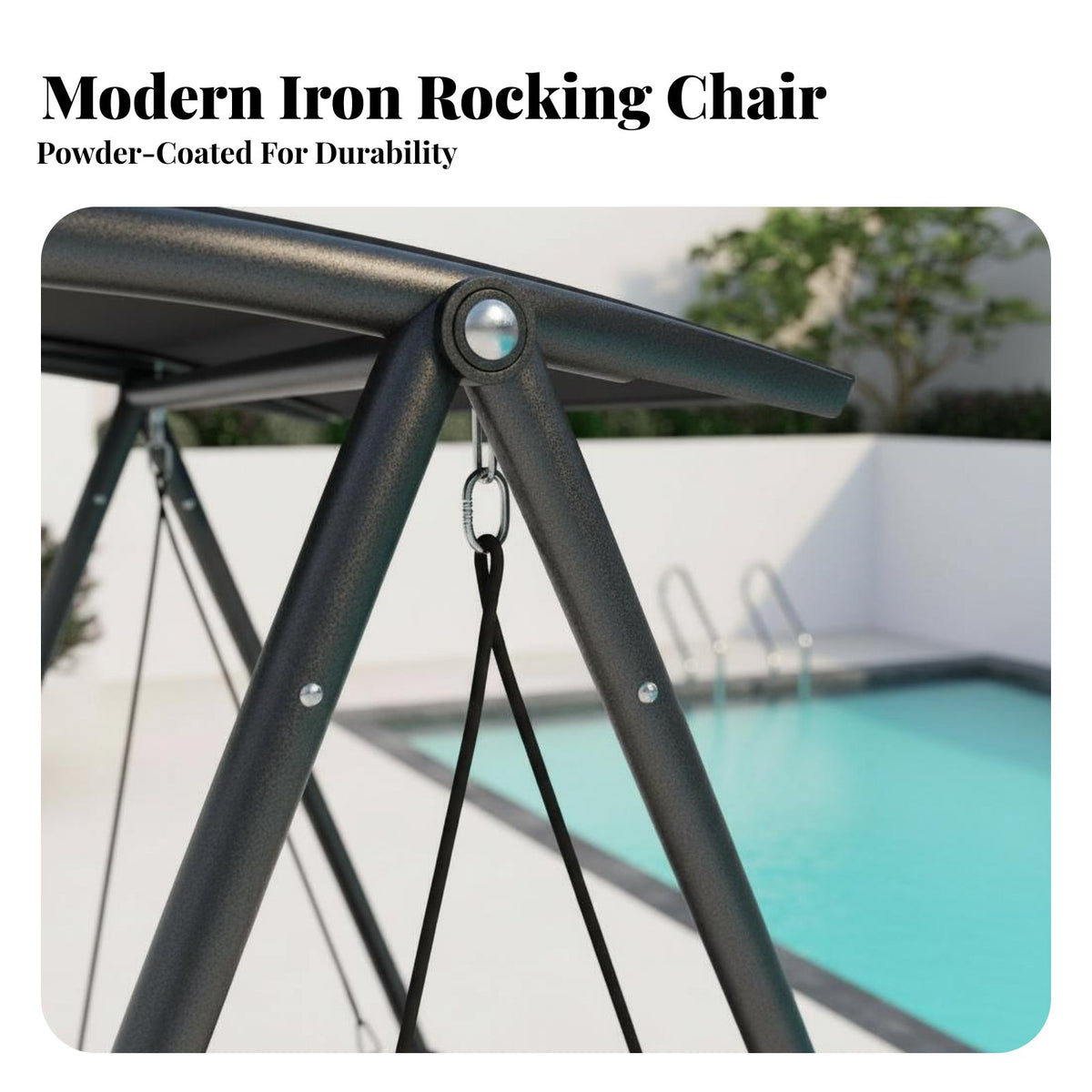 2-Person Adaptable Swing Bed Seat Bed Water-Resistant Sun-Blocking Overhead Cover Outdoor Furniture Weather Resistant Garden Seating for Partners