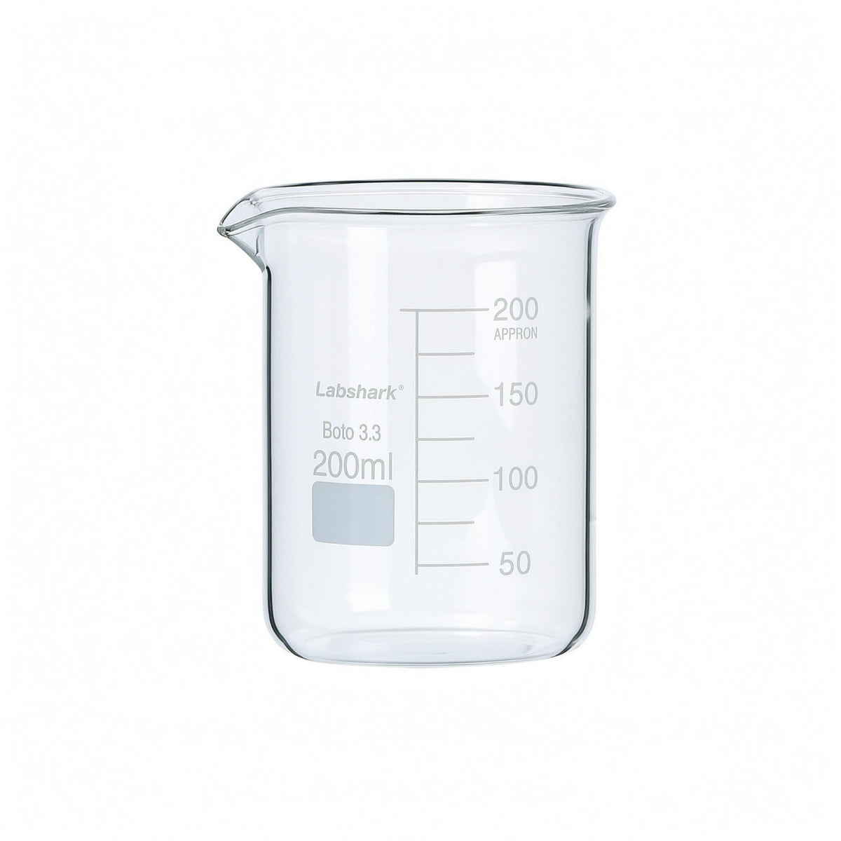 Flat Base Low Form Beaker Transparent Graduated Beaker