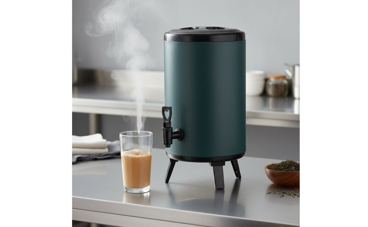 Professional Milk Tea Container Versatile Stainless Steel Insulated Barrel Insulated Beverage Dispenser with Spigot Long-Lasting