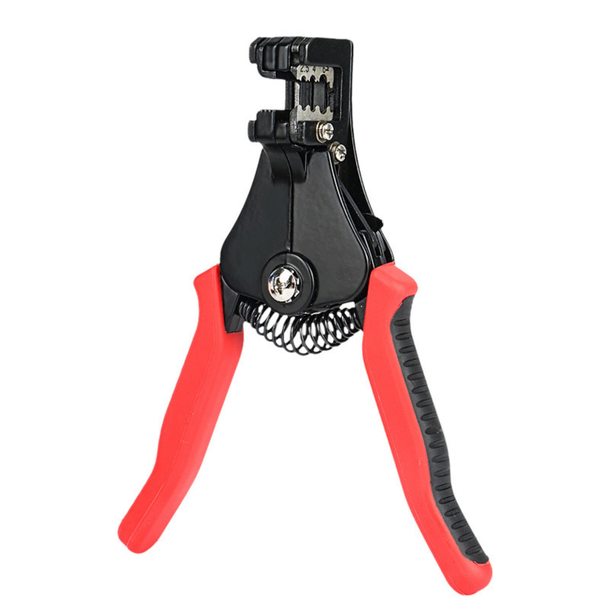 Zinc Alloy Solar Cable Wire Stripper Spring-Loaded PV Wire Stripper Textured Grip Conductor-Safe