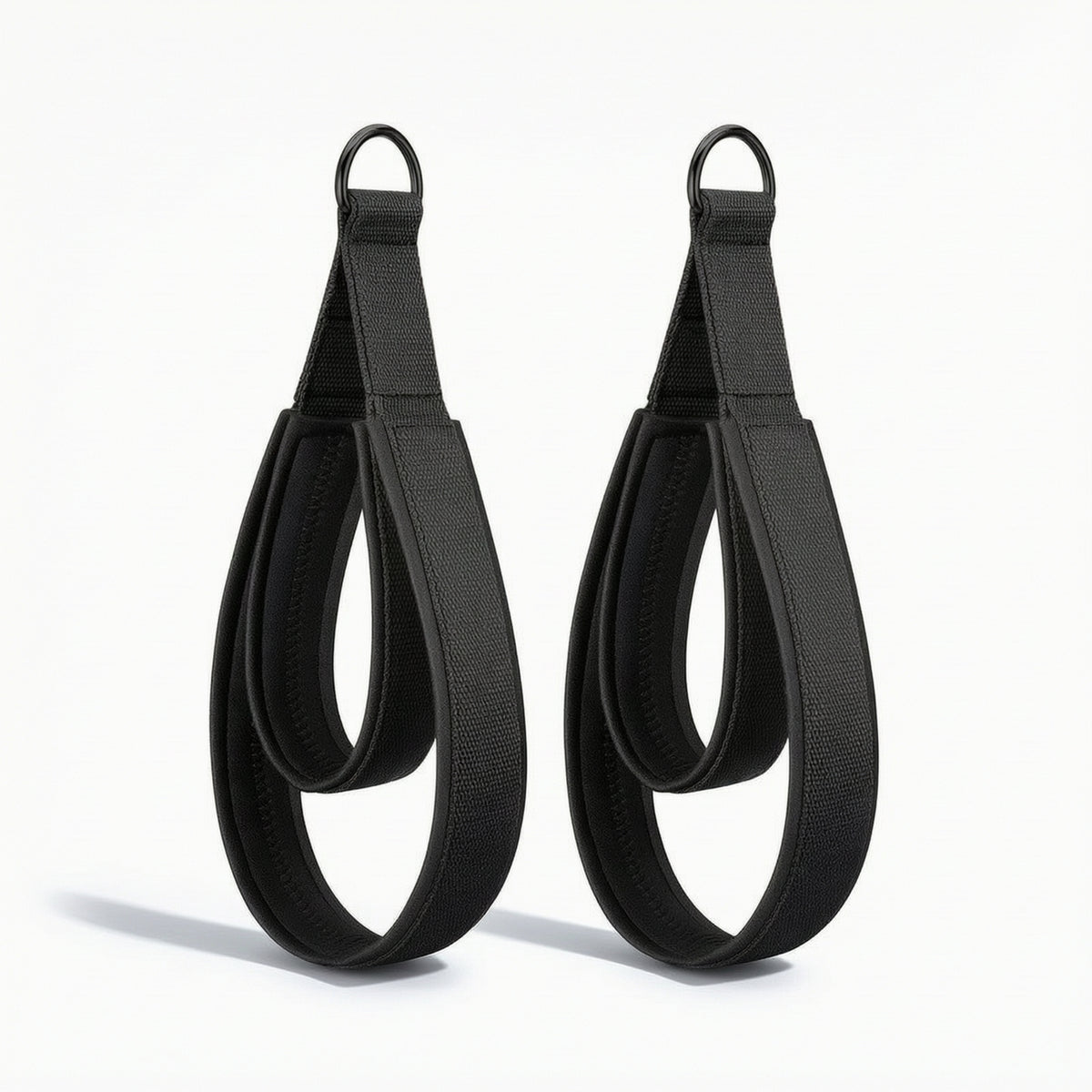 Woven Pilates Strap with D-Rings Heavy-Duty Double Loop D-Fastener Strap Non-Slip Portable for Stretch Studio