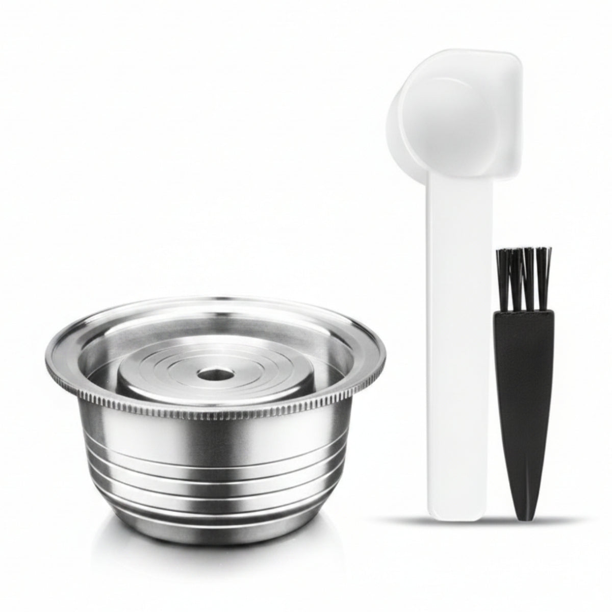 Stainless Steel Coffee Capsule Customizable Stainless Steel Cups Portable Refillable Pod for Kitchen