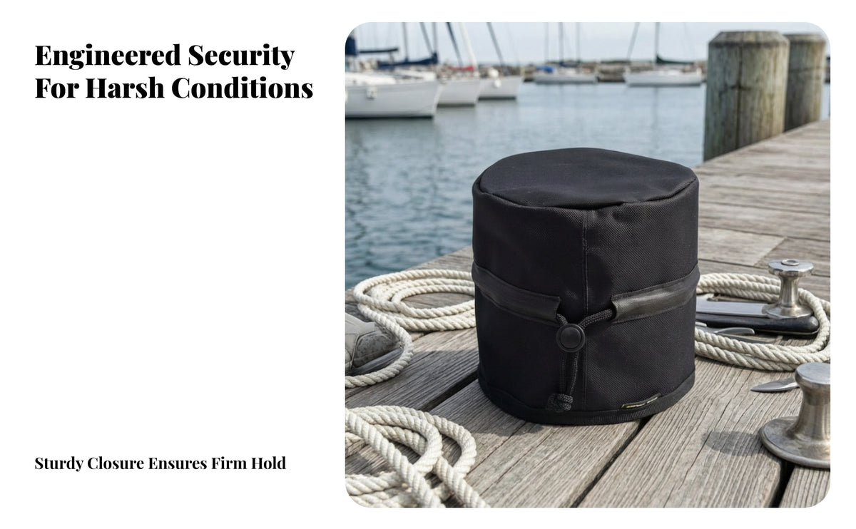 Weatherproof Anchor Windlass Cover | 600D Oxford Cloth, guard 190T Lining, for Dockside