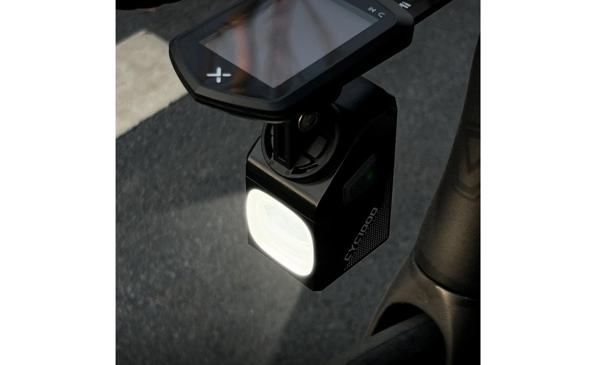 Night Riding 1000 Lumen Bike Headlight Easy to Install Anti-Glare Bike Front Light Wide Beam Under-Mount Two-Wheeler Headlamp Portable for Mountain Biking