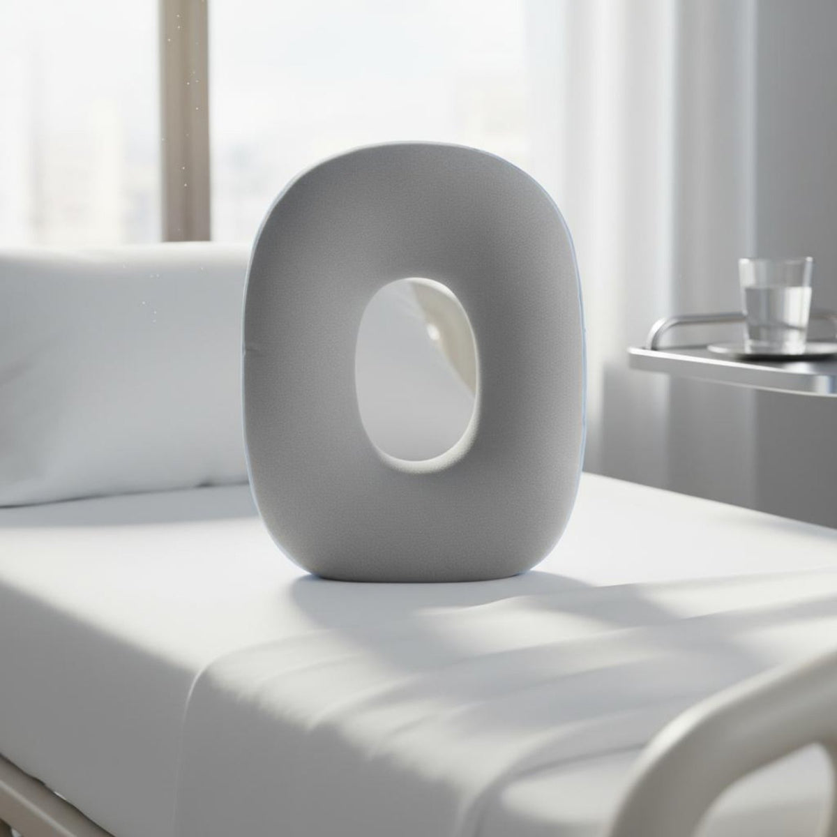 Donut Cushion Pressure Relief Donut Pillow Ergonomic Design Coccyx Seat Cushion for Bedridden Patients Users, Bed, Office Chair