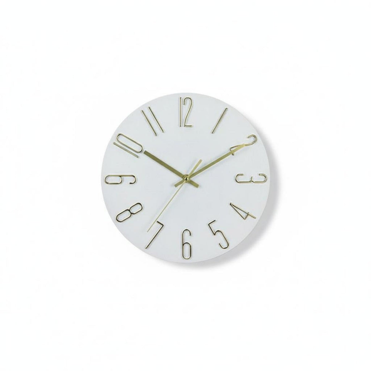Non-Ticking Modern Silent Wall Clock Easy to Read Minimalist Round Clock Accurate Timekeeping for Living Room, Bedroom, Office