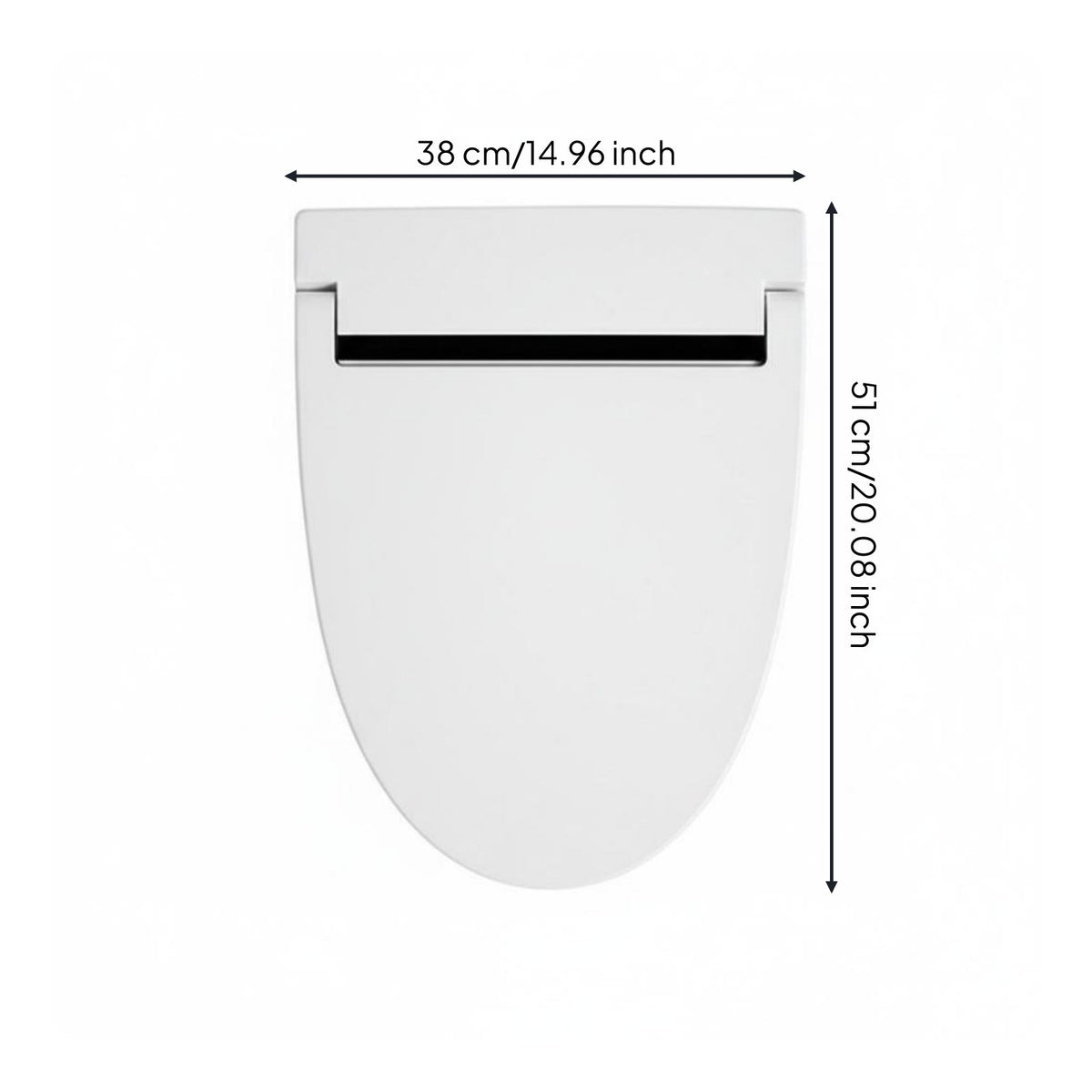 Auto Unfold Close Lid Smart Toilet Seat Wireless Controller Control Heated Toilet Seat Hands Free Bathroom Fixture
