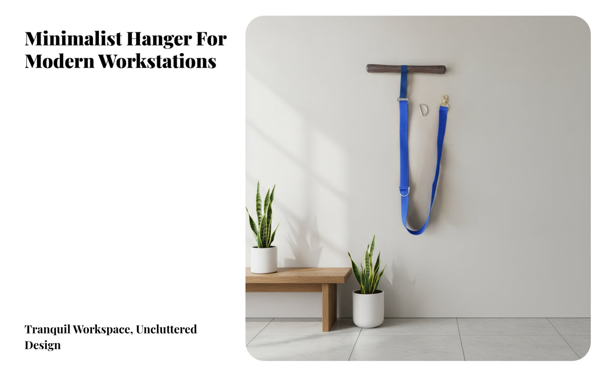 Hanging Saddle Hanger | Sturdy Wooden Construction, Saddle Stand with Strap, for Barn