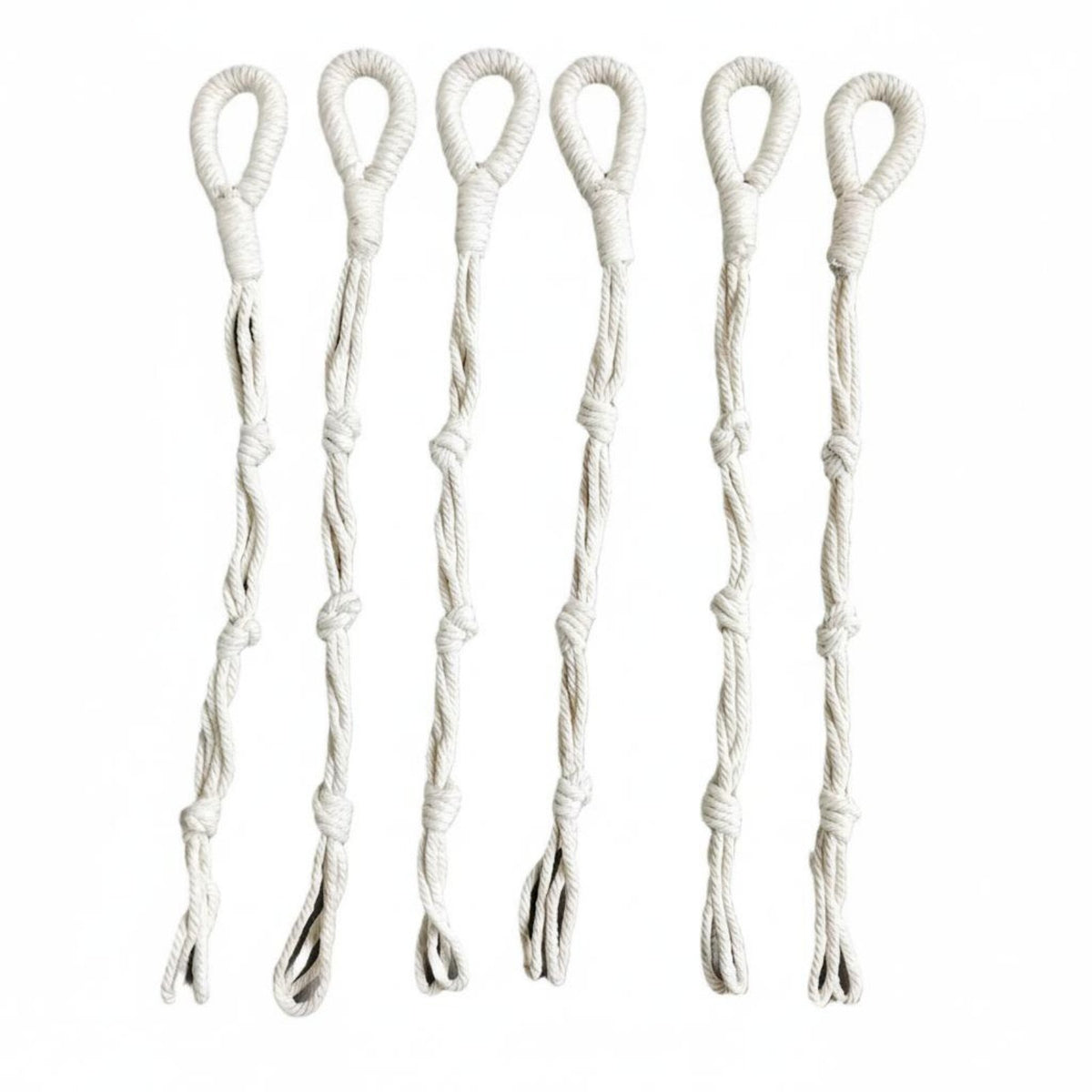 Decorative Hanging Planter Hanger Handmade Hanging Rope Planter Bohemian Style Woven Pot Holder for Garden, Balcony, Indoor
