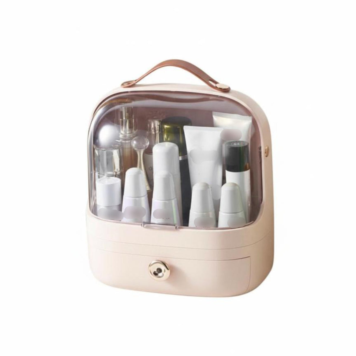 Cosmetic Case with Drawers Large Capacity Vanity Organizer particle-proofresistant for Women