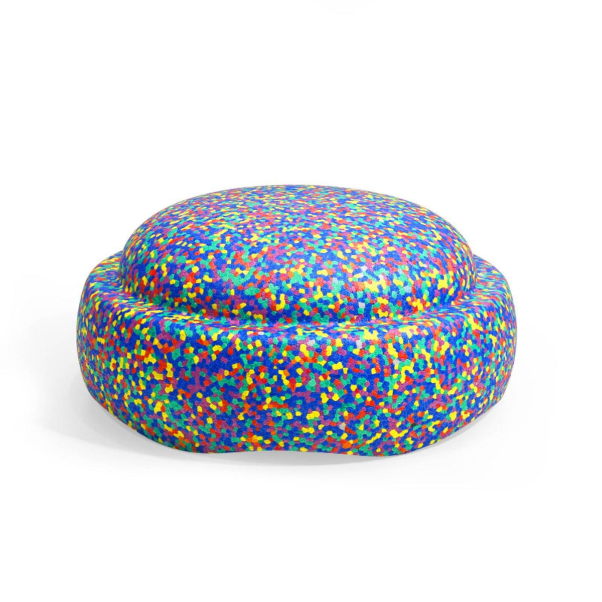 Minimal-Profile Stepping Stone with Dome Top Molded Kids Balance Stepping Stones Sturdy Balance Stone Sturdy for Kindergarten