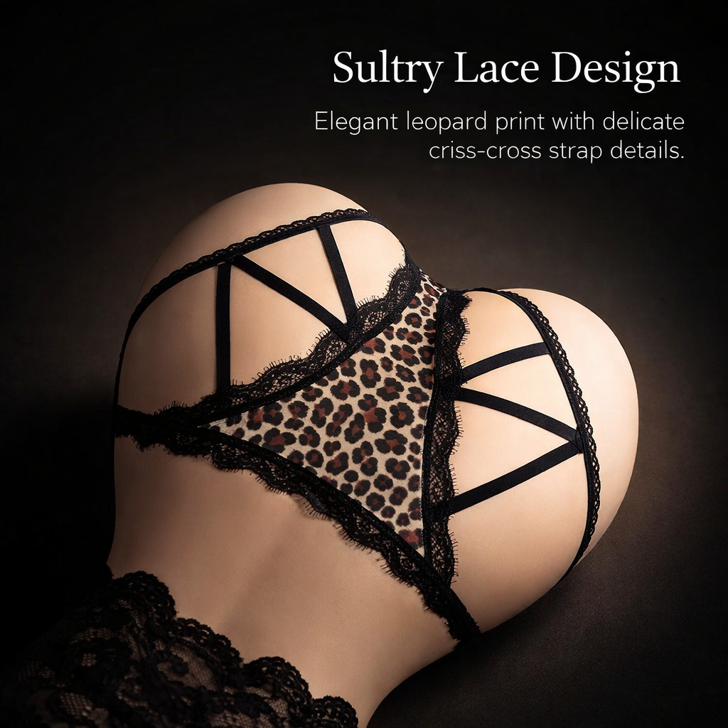 Ladies Knickers with Lace Trim for Everyday Wear, Women's Briefs in Ice Silk Nylon Blend, Mid-Rise with Gusset
