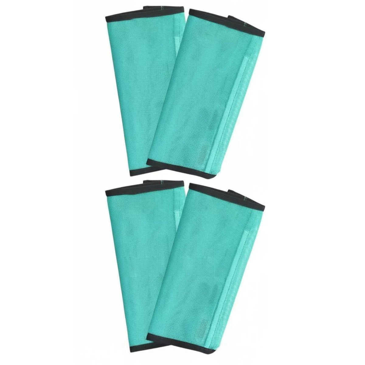 4 Pieces Horse Leg Wraps Breathable Horse Fly Boots Promotes Ventilation Mesh Fly Leg Wraps for Outdoor, Pasture, Trail Riding
