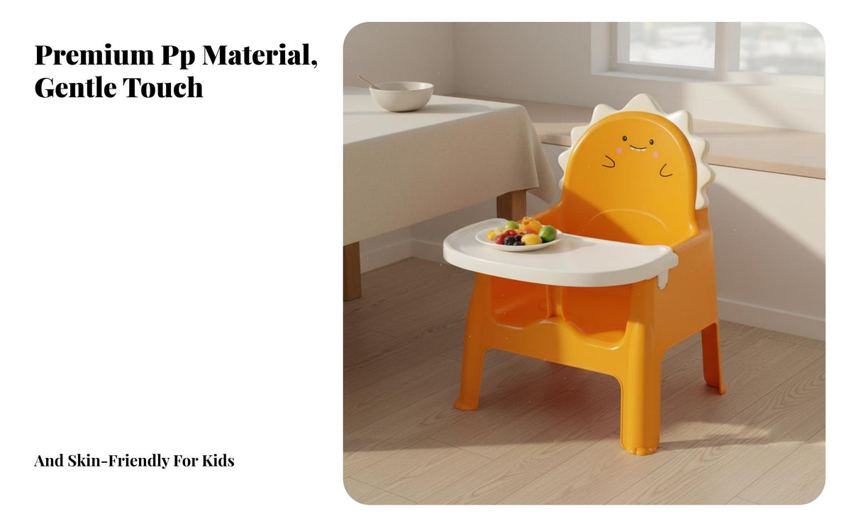 Young Child Feeding Chair Ergonomic Multi-Use Infant Seat Easy to Hygienic Children Activity Chair with Tray for Young Children, Preschoolers
