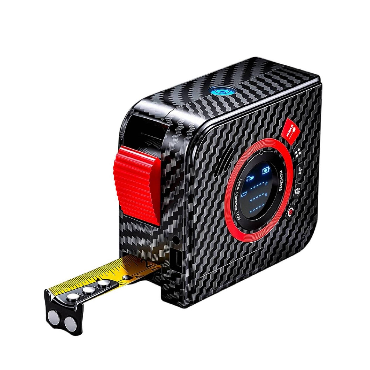 Multi-Function Digital Tape Measure Electronic Digital Tape Measure with LCD Display Handheld Laser Measuring Tool Portable for Carpentry