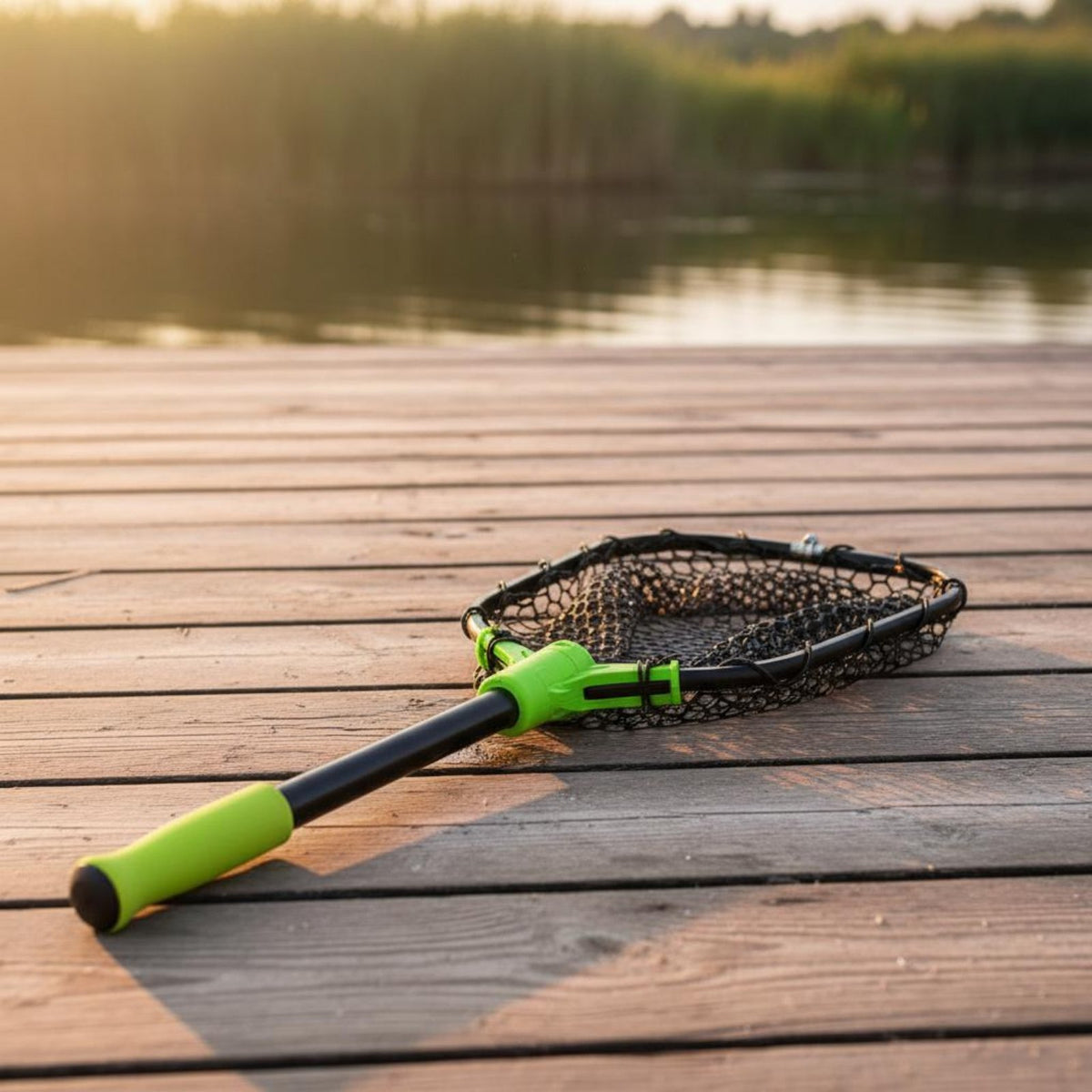 Foldable Silicone Fishing Net Foldable Design Telescopic Fishing Net Odor-Resistant for Anglers, Fishermen