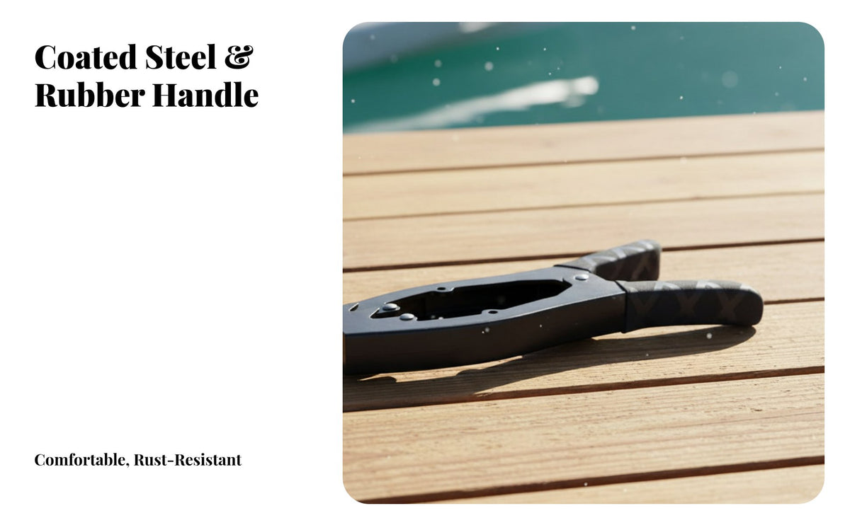 Kayak Anchor Clamp Toothed Clamps Automatic-Locking Boat Clamp Watercraft Grip Anchor Secure Anchoring Watercraft Docking