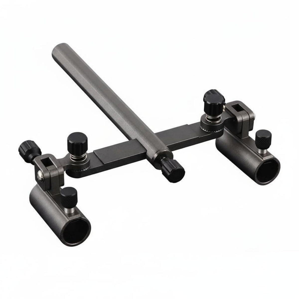 Double Rod Holder Sturdy Construction Double Bracket Rod Rack Long-Lasting for Lakeside