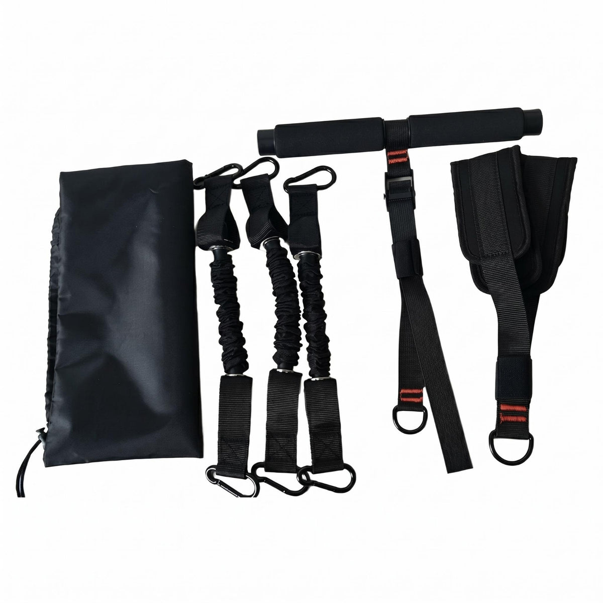 Assisted Sit up Adjustable Home Resistance Training Kit Storage Pouch Exercise Equipment