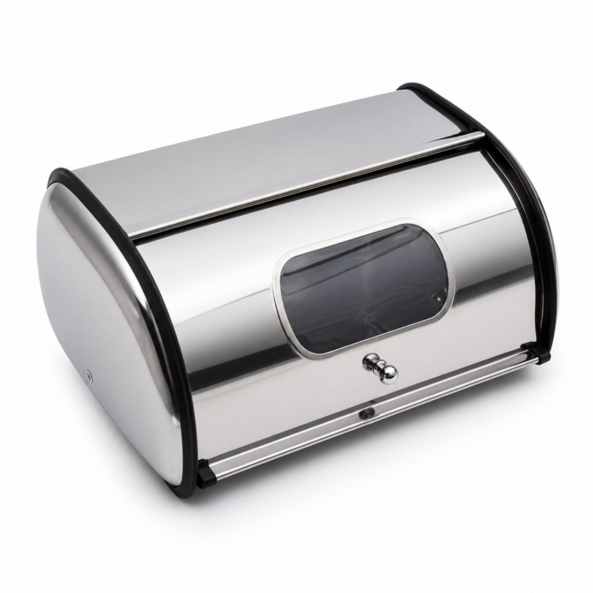 Stainless Steel Bread Box Countertop Breadbox Spacious Bread Bin Long-Lasting for Home Cooks, Pantry