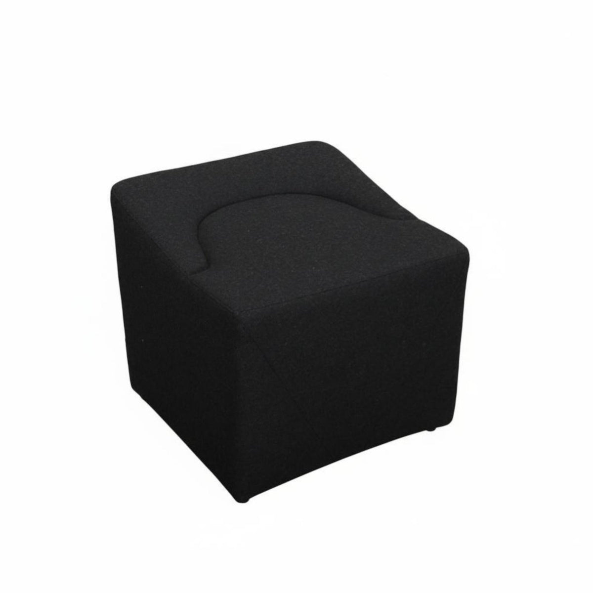 Nordic design Sculptural Cube Stool plush fabric Upholstery Ottoman adaptable Footstool Low Maintenance for Interior Design fans, Adults, Homeowners, Living Room, Lounge Area, Bedroom, Entrypath
