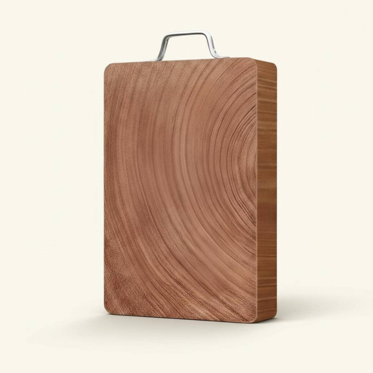 Ironwood Chopping Board, Durable Thick Wood Cutting Board, Double-Sided, Rectangular, Handmade