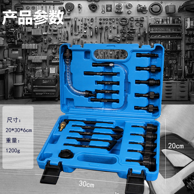 22-Piece Transmission Oil Filling Adapter Set for VW Audi, Aluminum Alloy