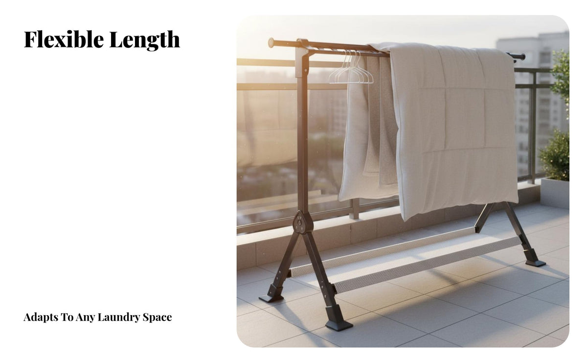 Foldable Clothes Dehydrating Rack Space-Saving Portable Clothes Dehydrating Stand Indoor & Outdoor Use Freestanding Laundry Rack