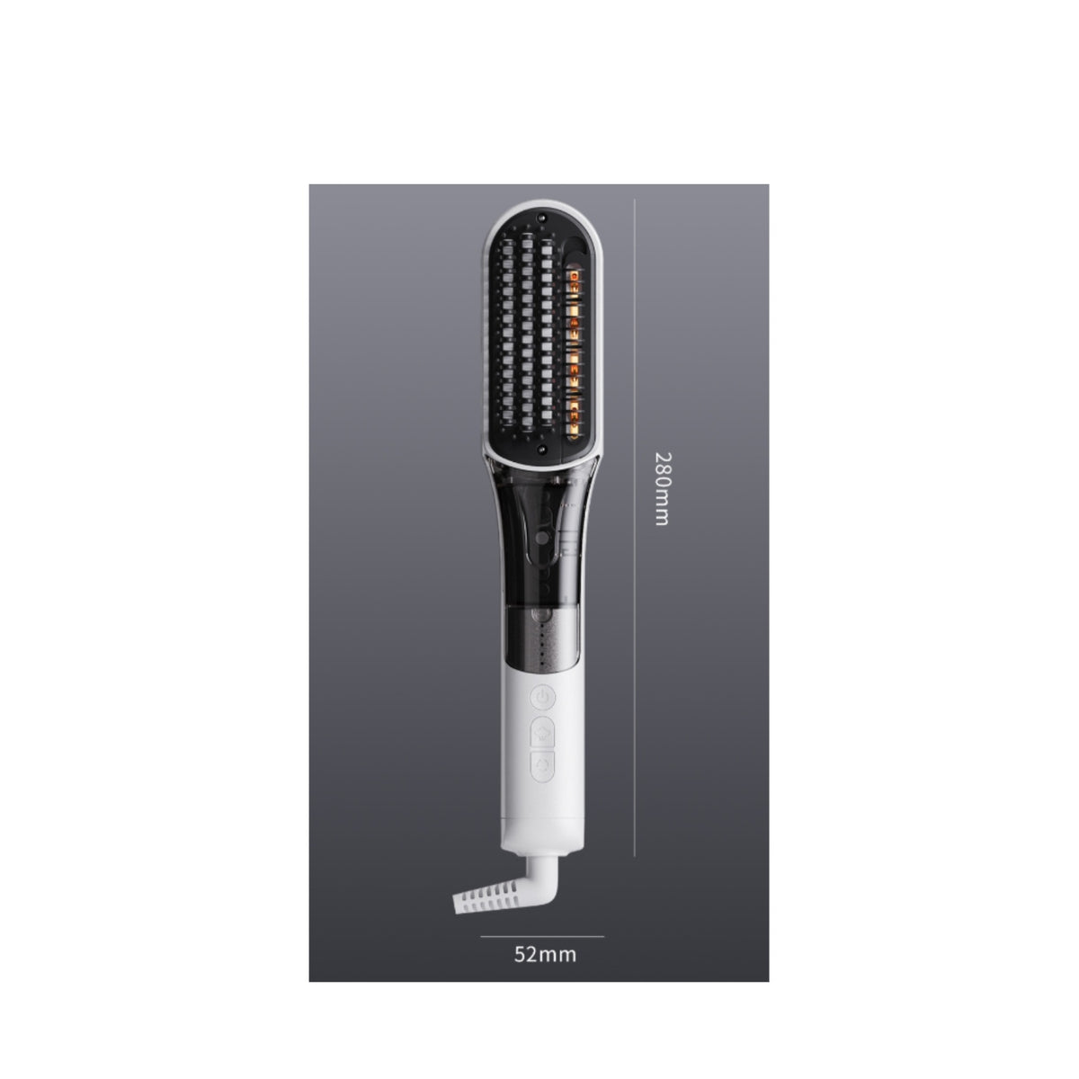 Straightening Brush with Spray Reservoir Swivel Cord Heated Styling Comb for Home