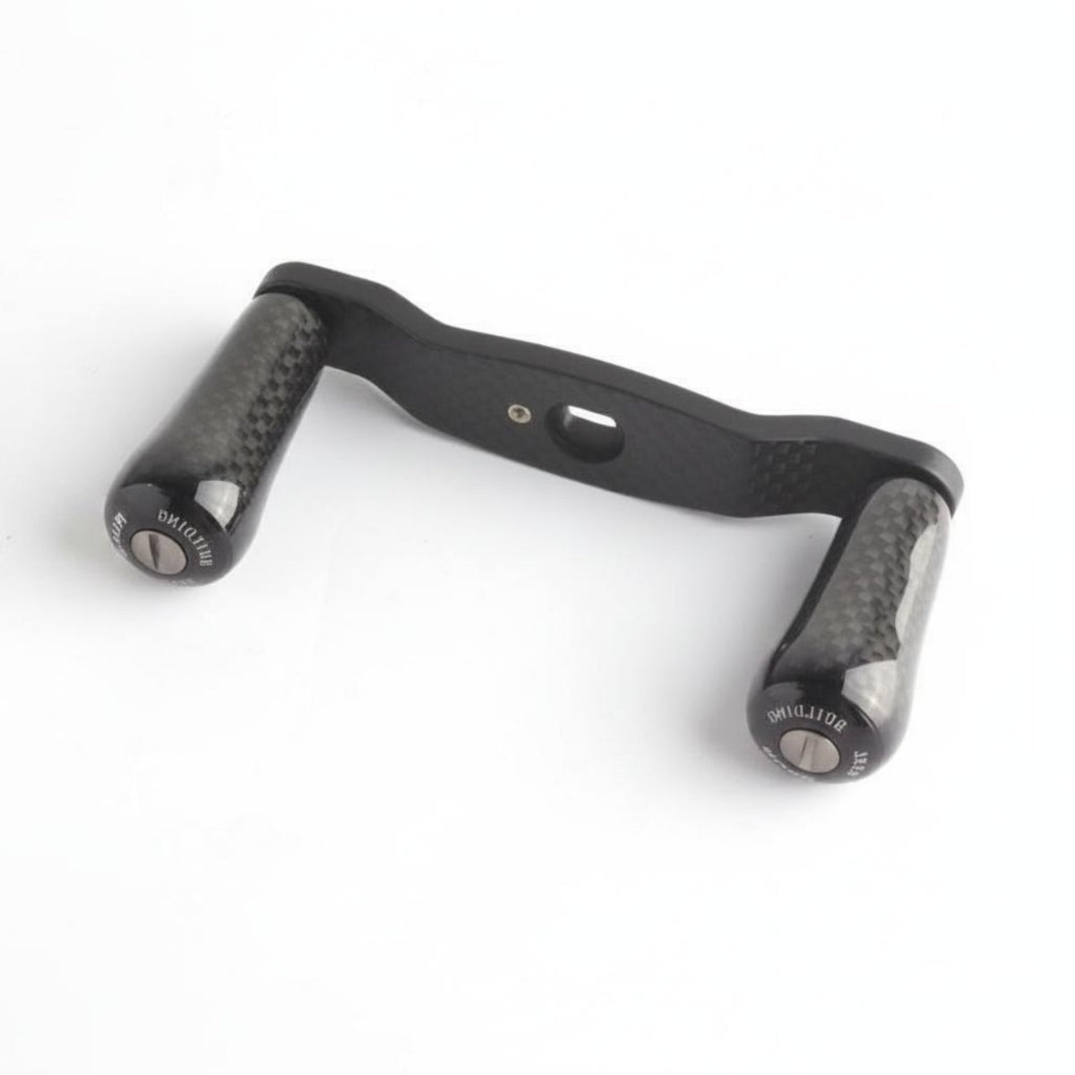 Thick Carbon Reel Crank Strong Grip Feel Double rocking Arm Handle for Anglers