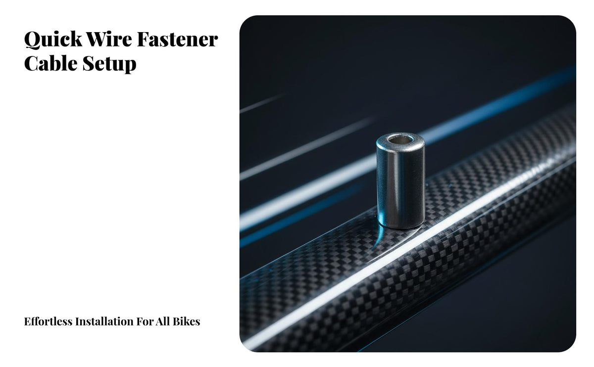 Bike Wire End Cap Aluminum Alloy Cycle Wire Housing Ferrule Brake Wire End Crimps Universal Anodized Finish for Workshop