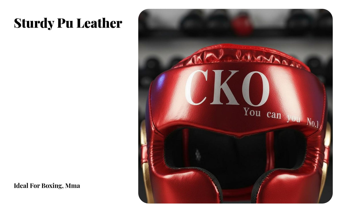 Cheeks & Chin Protection Boxing Headgear Adjustable Fit Full Face Head Guard Shock Absorbing Spar Arena Head Guard Layered High Force Padding for Fighters, Combat Artists, Trainees, Muay Thai, Gym