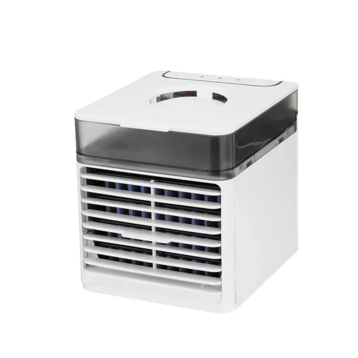 Compact USB Desktop Air Cooler Quiet Portable Mist Fan Mini Evaporative Cooler for Office Workers, Students, Desk, Home