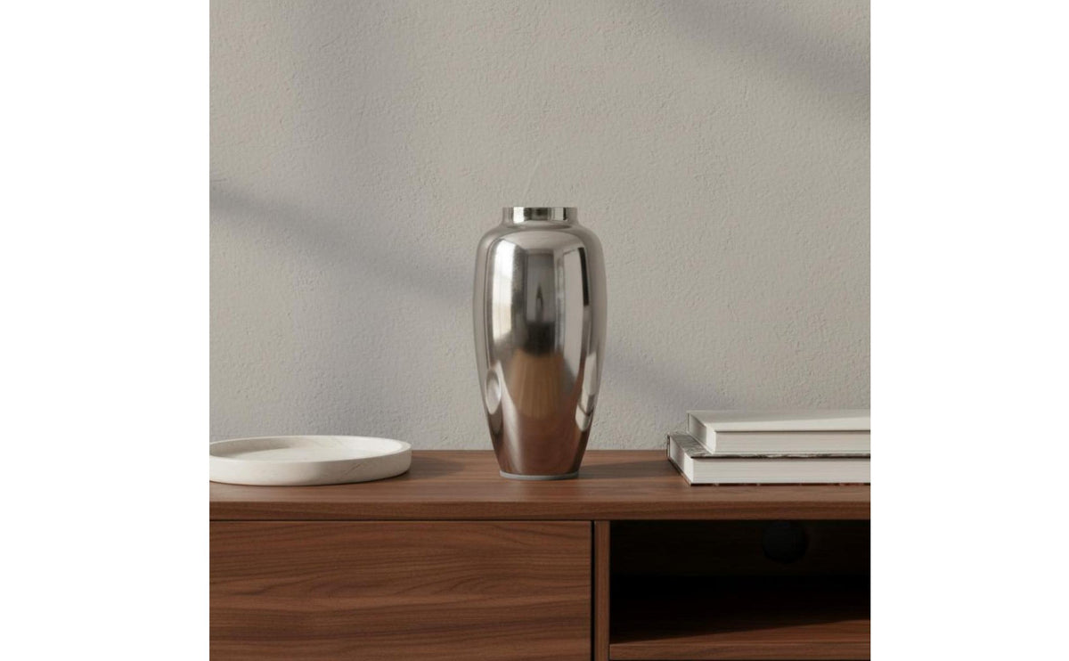 Stainless Steel Vase Mirror Polish Home Decor Sturdy