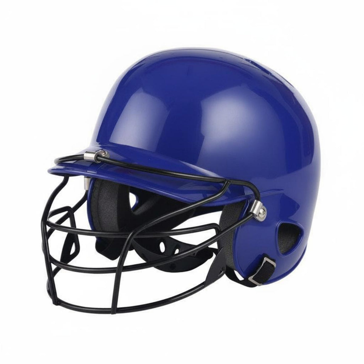 Double Ear Baseball Helmet Shock Absorbing Batting Helmet with Face Guard Heavy Duty Shielded Baseball Headgear for Junior Athletes, Adults