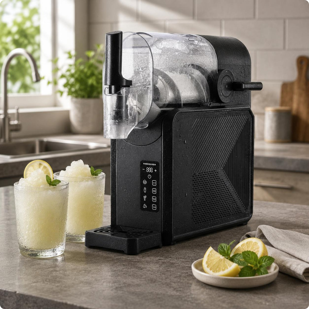 Slush Machine Countertop Slush Drink Creator Chilled Drink Machine Press Control Panel Chilled Beverage Creator Easy to Clean
