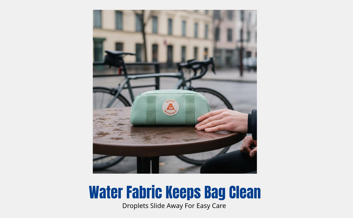 Bike Handlebar Bag, Waterproof Front Frame Bag, Large Capacity, Cycling Accessory