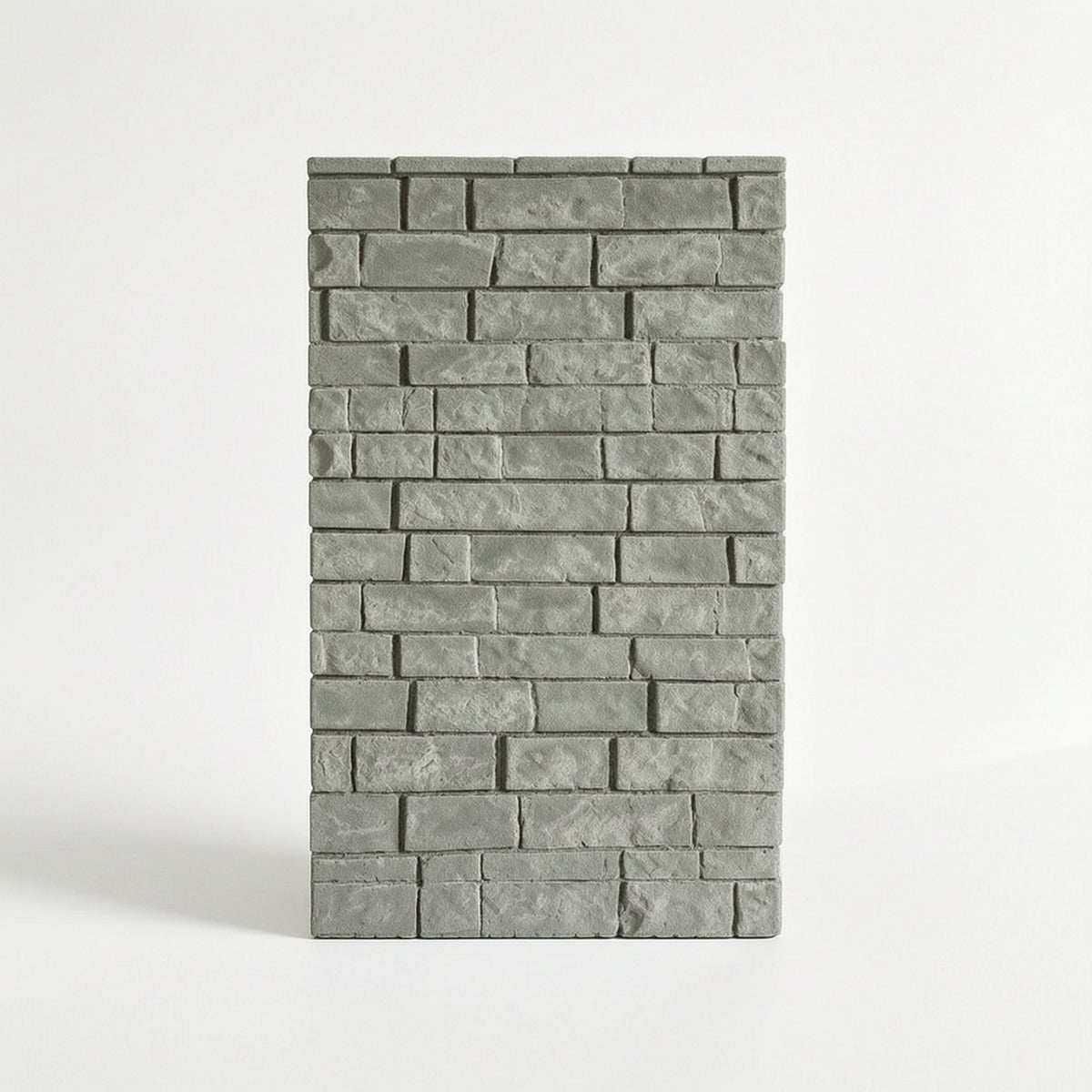 Textured Miniature Brick Wall Realistic Miniature Wall Panel Small Dollhouse Wainscoting Panel Rectangular for Hobbyists, Crafters, Diorama