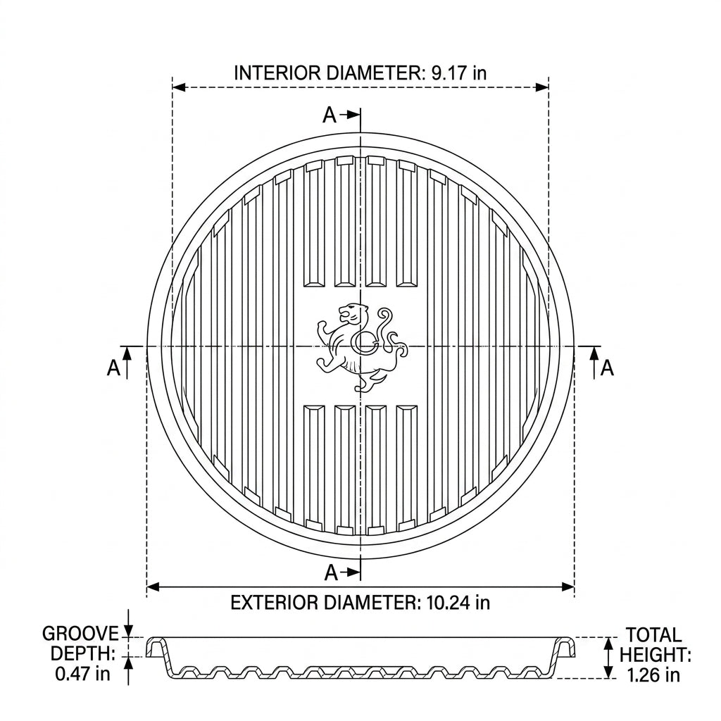 Plant Trays and Drip Tray for Outdoor Plants, Heavy Duty Tempered Plastic Plant Pot Saucers, Balcony Garden Indoor Plant Saucer, Square Style