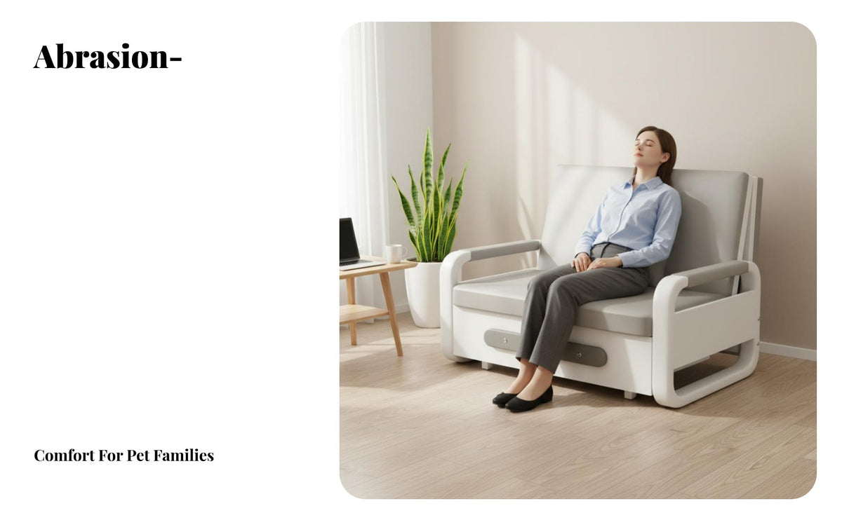Single Sleeper Chair Foldable Sofa Bed Space-Saving transformable Seating for Small Apartment Dwellers, Office Workers, Balcony, Living Room, Bedroom