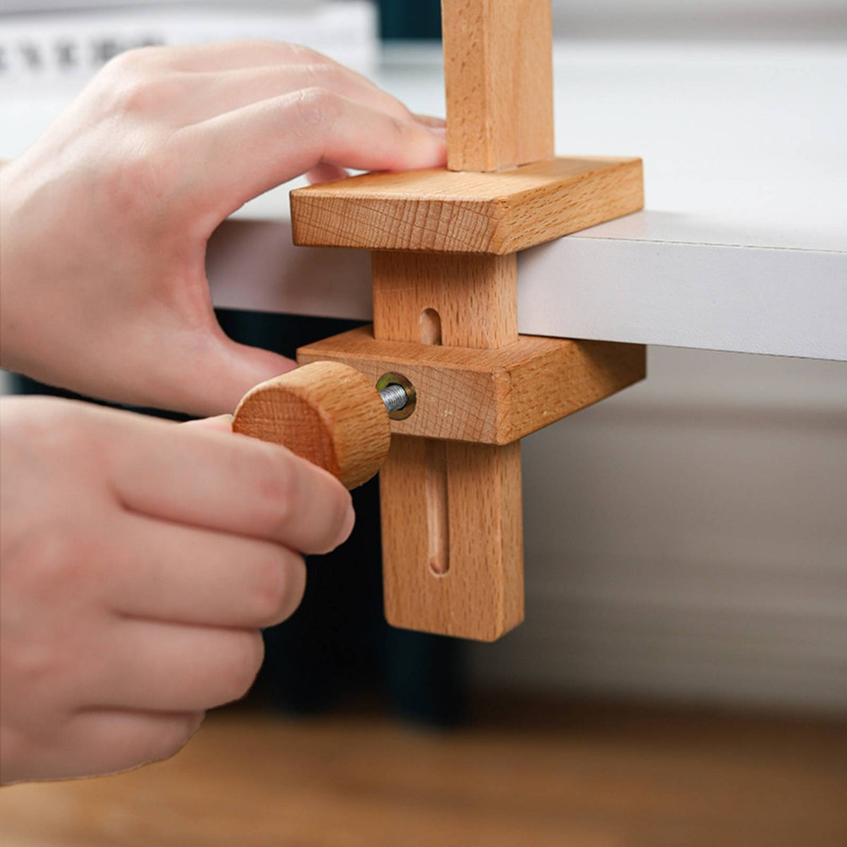 Tabletop Embroidery Stand Hands Embroidery Stand with Clamp Desk-Mounted Frame for Craft Room