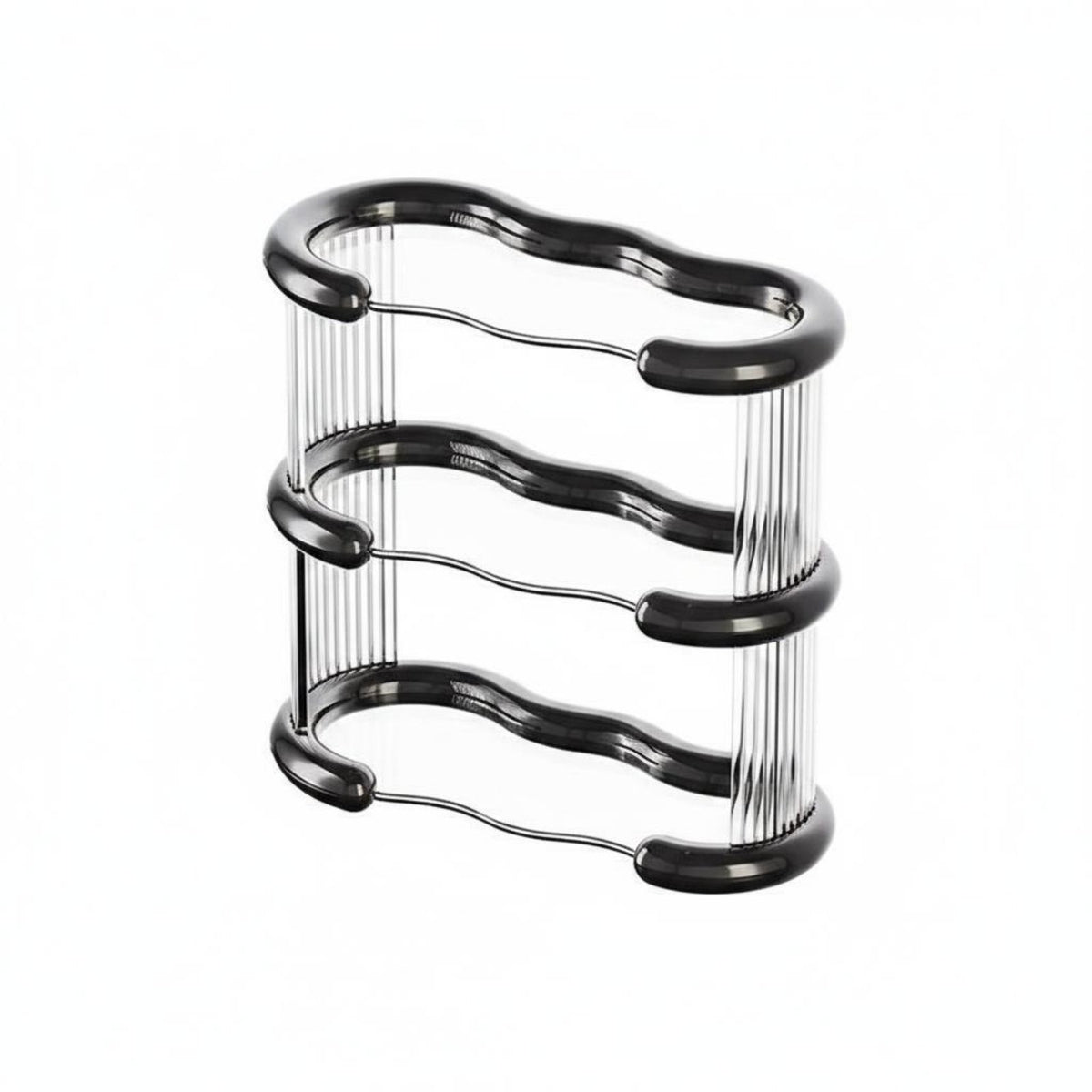 Multi Layer Desktop Beauty Organizer Elegant Design Tiered Makeup Stand Long-Lasting for Dresser