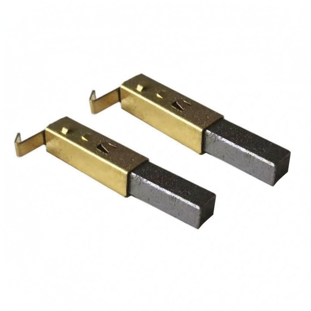 2 Pieces TS-16 SC861 Carbon Brush Spring Loaded Vacuum Motor Carbon Brush Metal Holder Machine Part Easy to Install