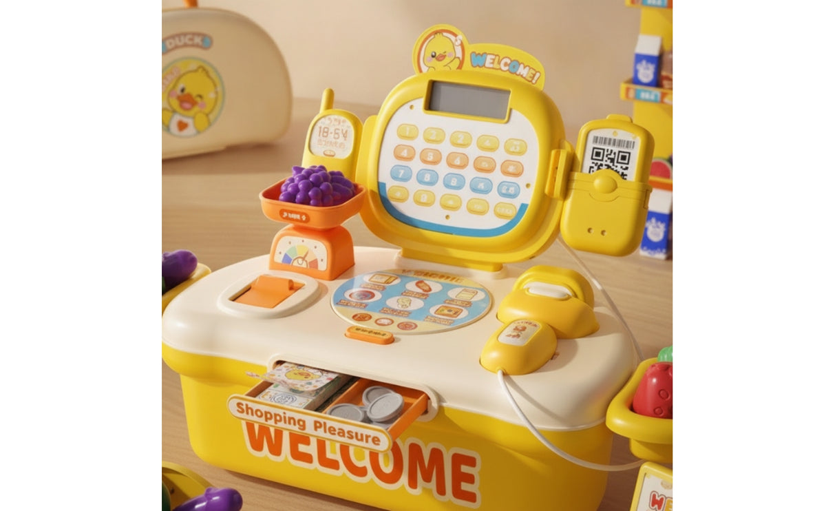 Currency Register Toy with Scanner Interactive Toy Currency Register Safe