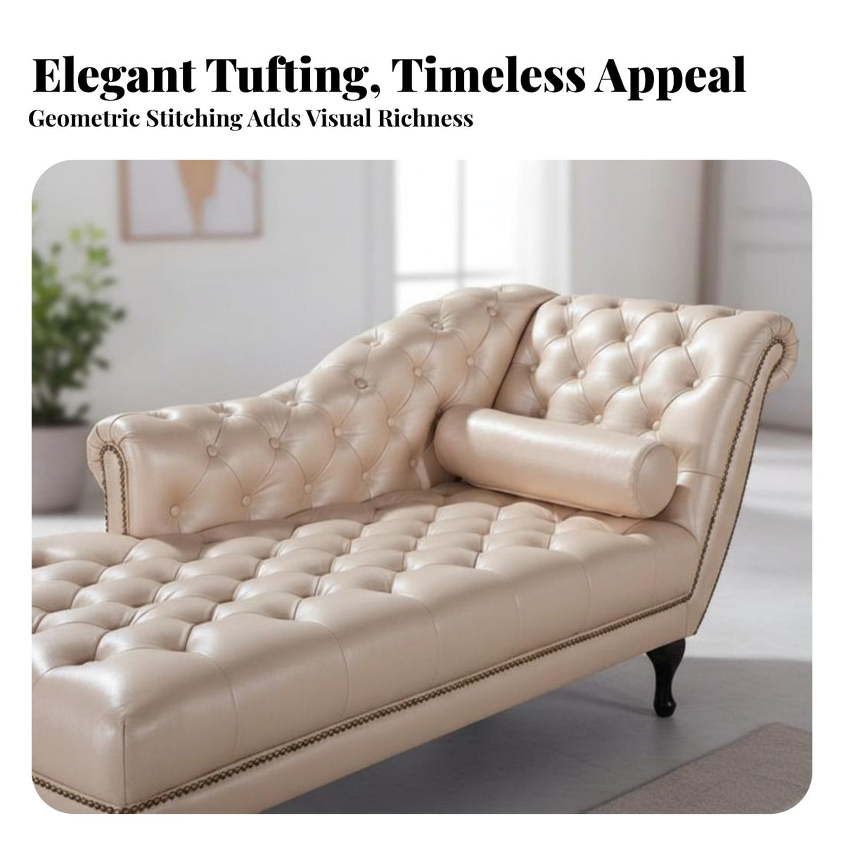 European aesthetic Chaise Lounge Luxury Design Indoor Furniture space-saving Size Household Furnishing Curved Shape for Apartment Dwellers, Interior Designers, Living Room, Bedroom, Small Spaces, study alcove