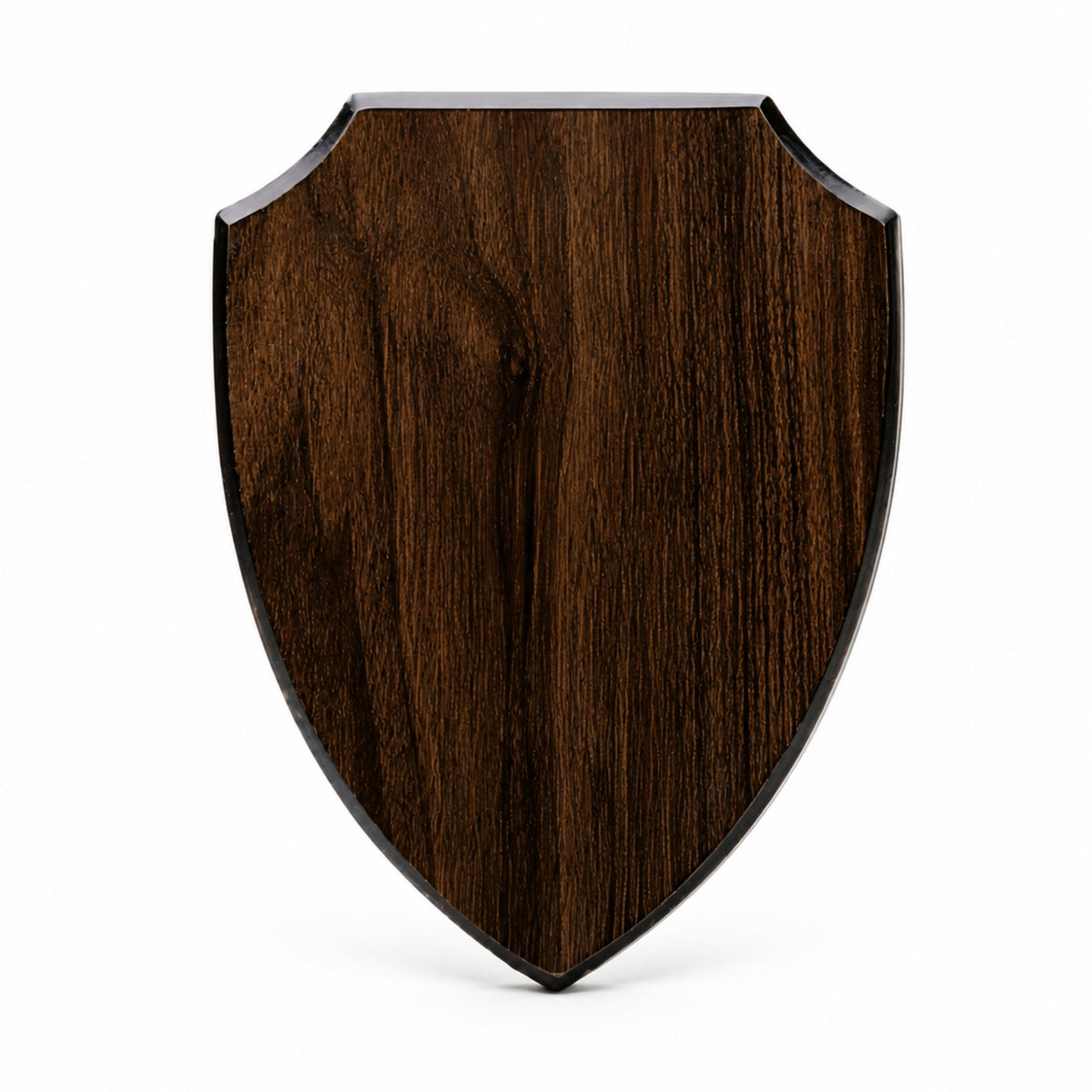 Blank Wooden Shield Plaque with Replaceable Insert, Acrylic Wood Base, Award Certificate Frame
