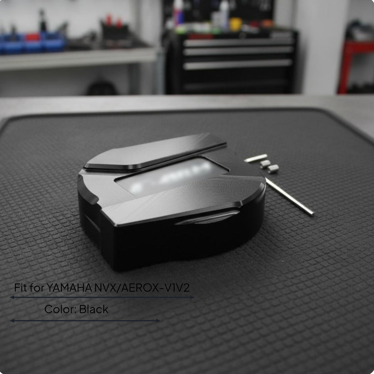 Anodized Finish CNC Fuel Reservoir Lid Multiple Colors Available Aluminum Gas Cap Trim Easy Installation Motorcycle Fuel Filler Cover