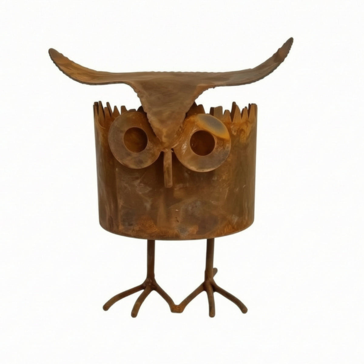 Bird Planter Weathered Bird Garden Statue Weather Resistant Plant Pot with Drainage Hole for Patio, Tabletop